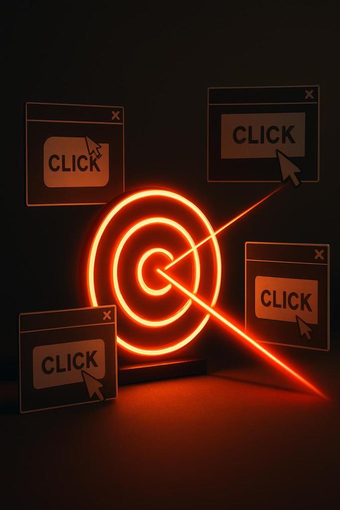 Attacking a starting point via a crowd of pop-up windows